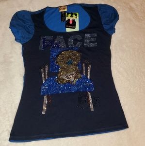 Malls Baby Face Studded Tee Shirt